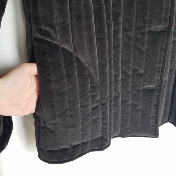 Vintage | Two Potato Black Velvet Quilted Jacket - Picture 12 of 16